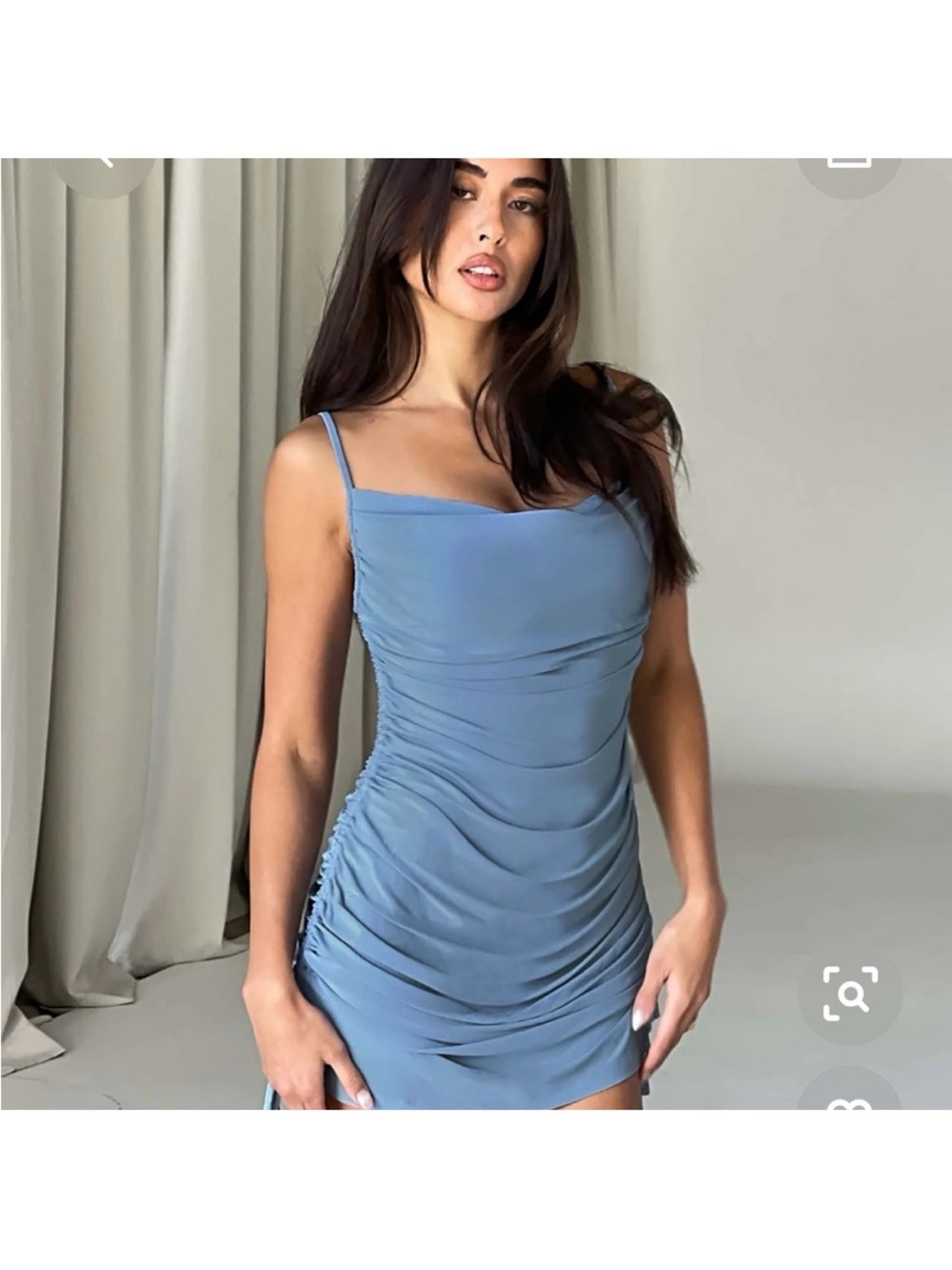 Tiger Mist Porto Dress Steel Blue